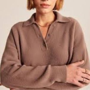 Abercrombie & Fitch DreamLush Long-Sleeve Polo